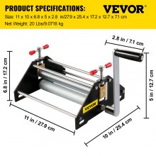 VEVOR Basic Etching Press, All Metal Construction Etching Press, Professional Printmaking Press for Monotype Printmaking and Etching, Printing Size 11"L x 10"W x 6.8"H
