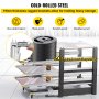 VEVOR Drawer Slides with Lock, 1 Pair 28 inch, Heavy-duty Industrial Steel up to 500 lbs Capacity, 3-Fold Full Extension, Ball Bearing Lock-in & Lock-Out, Side Mount