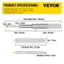 VEVOR Drawer Slides with Lock Drawer Slide 81.3cm Ball Bear 225kg Full Extension