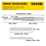 VEVOR Drawer Slide with Lock Drawer Slide 121.9cm Ball Bear 225kg Full Extension