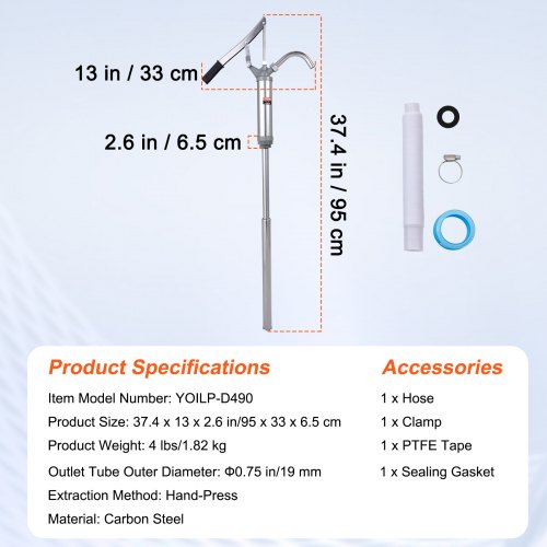 Kangiga vaadipump, süsinikteras, 300 ml/käik — pilt 7