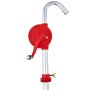 VEVOR Drum Pump, 5 GPM Flow, Rotary Barrel Pump Hand Crank, Fits 5 to 55 Gallon Drums with 3-Section Suction Tube Assembly and Hose, Designed to Transfer Fuel, Engine Oil, Diesel, Kerosene, Cast Iron