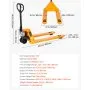 VEVOR Pallet Jack, 2.5T Load Capacity, Manual Pallet Truck with 122L x 68.6W cm Forks for Material Handling, 85-180 mm Fork Lift Height Range, Suitable for Warehouse, Supermarket, Manufacturing