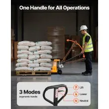 Manua Pallet Jack 5500 lbs Pallet Jack Truck with 48L x 27W Inch Forks