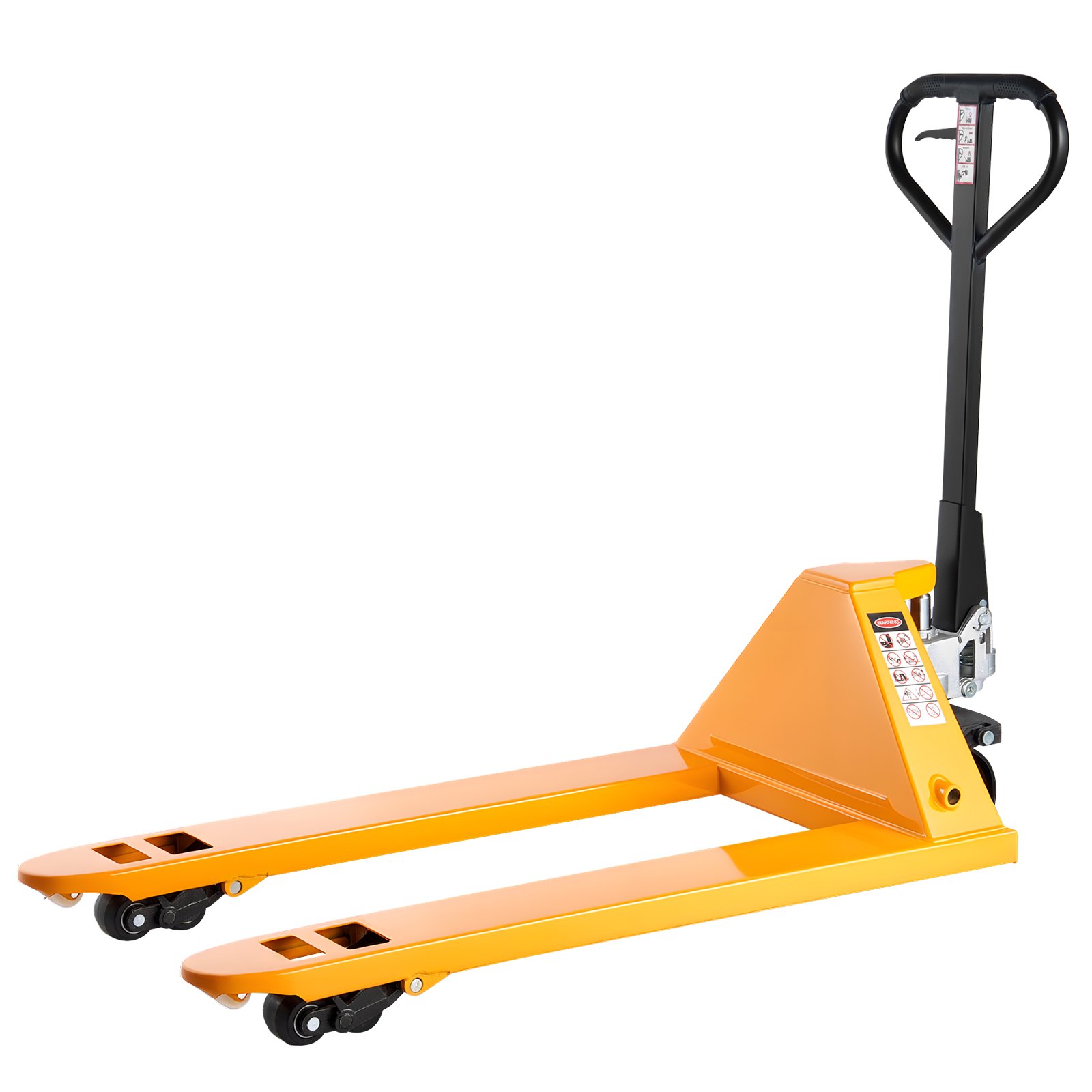 VEVOR Pallet Jack, 2.5T Load Capacity, Manual Pallet Truck with 122L x 68.6W cm Forks for Material Handling, 85-180 mm Fork Lift Height Range, Suitable for Warehouse, Supermarket, Manufacturing