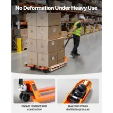 Manua Pallet Jack 6600 lbs Pallet Jack Truck with 48L x 27W Inch Forks
