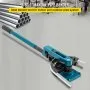 VEVOR pipe tube bender with manual handle and multiple pipes in the background.