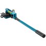 blue VEVOR pipe tube bender with long handle and black grip.