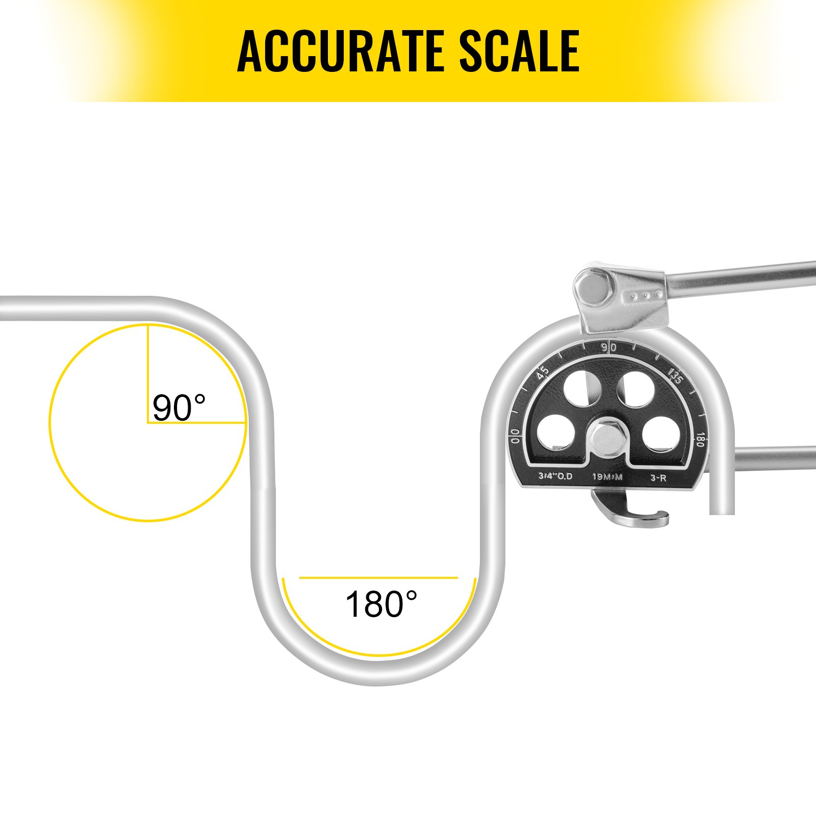 1/2" 3/4" Tube Bender Plumbing Tools Copper Aluminium Pipe Refrigeration 2 PC
