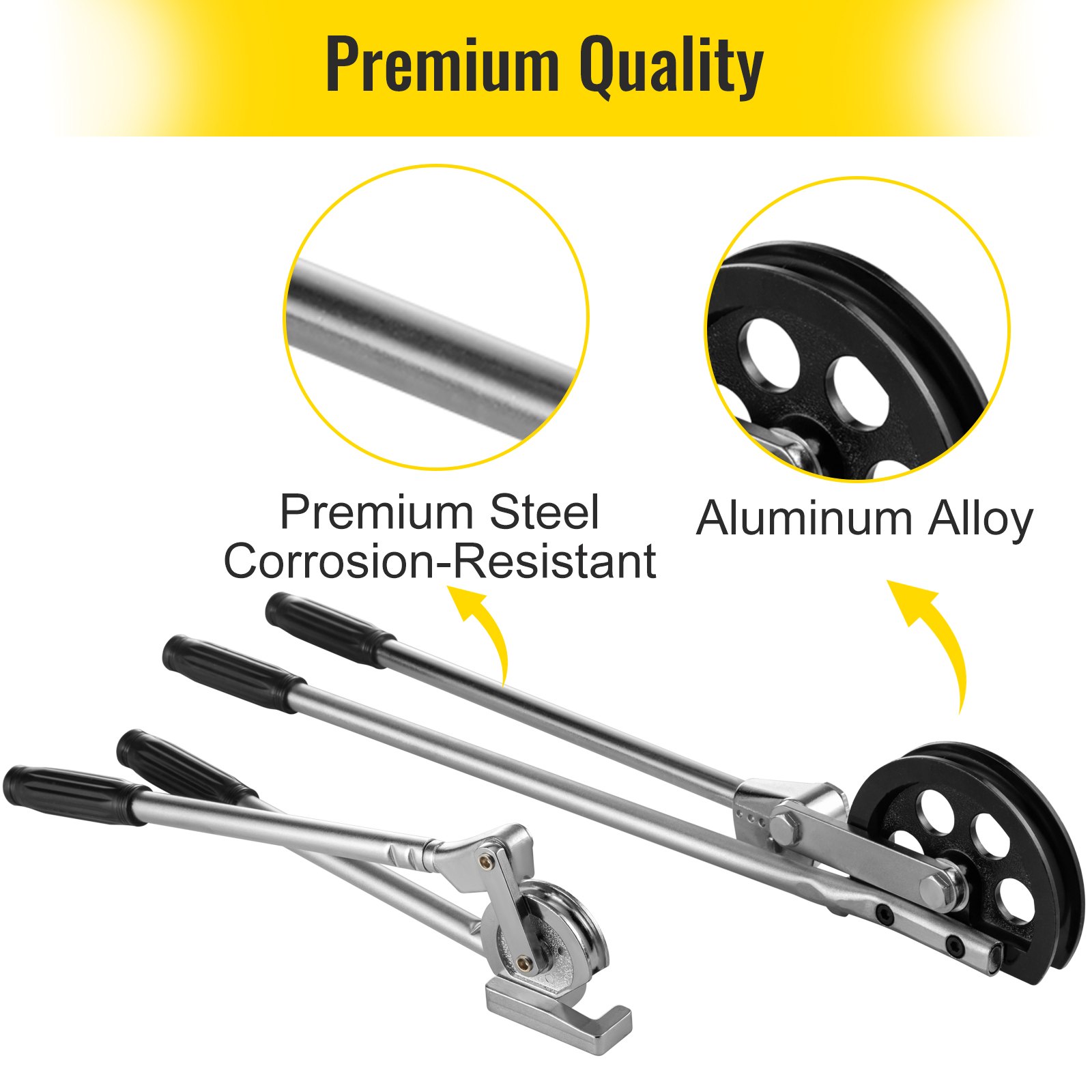 1/2" 3/4" Tube Bender Plumbing Tools Copper Aluminium Pipe Refrigeration 2 PC