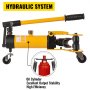 VEVOR Manual Hydraulic Pipe Tube Bender Machine 10 Ton Manual Hydraulic Tube Bending Machine 6.4–25.4 mm Diameter 6 Dies for Heating and Piping Construction