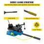 VEVOR SBG-40 Metal Scroll Bender High-Hardened Steel Scroll Bender Combination of Scroll Radius and Angle Bending Universal Metal Rod Bender for Steel Brass Cooper Aluminum