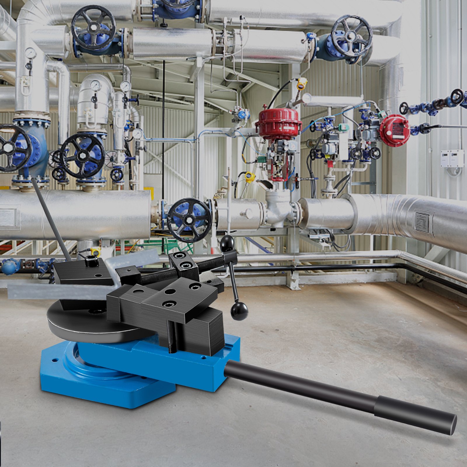 VEVOR SBG-40 Metal Scroll Bender High-Hardened Steel Scroll Bender Combination of Scroll Radius and Angle Bending Universal Metal Rod Bender For Steel Brass Cooper Aluminum