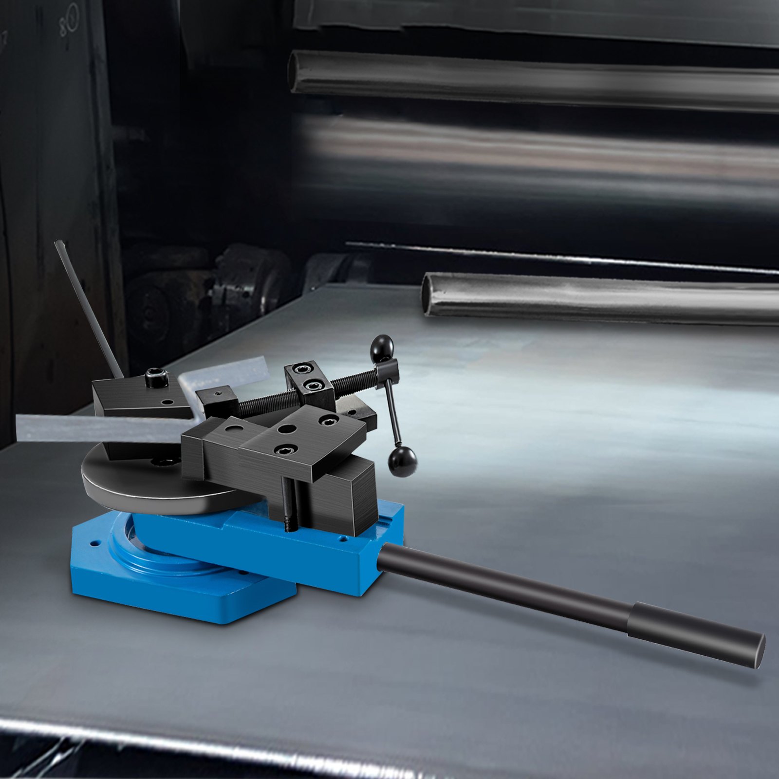 VEVOR SBG-40 Metal Scroll Bender Bender High-Hardened Steel Scroll Bender Συνδυασμός κύλισης ακτίνας και γωνίας κάμψης Universal Metal Rod Bender for Steel Brass Cooper Aluminium