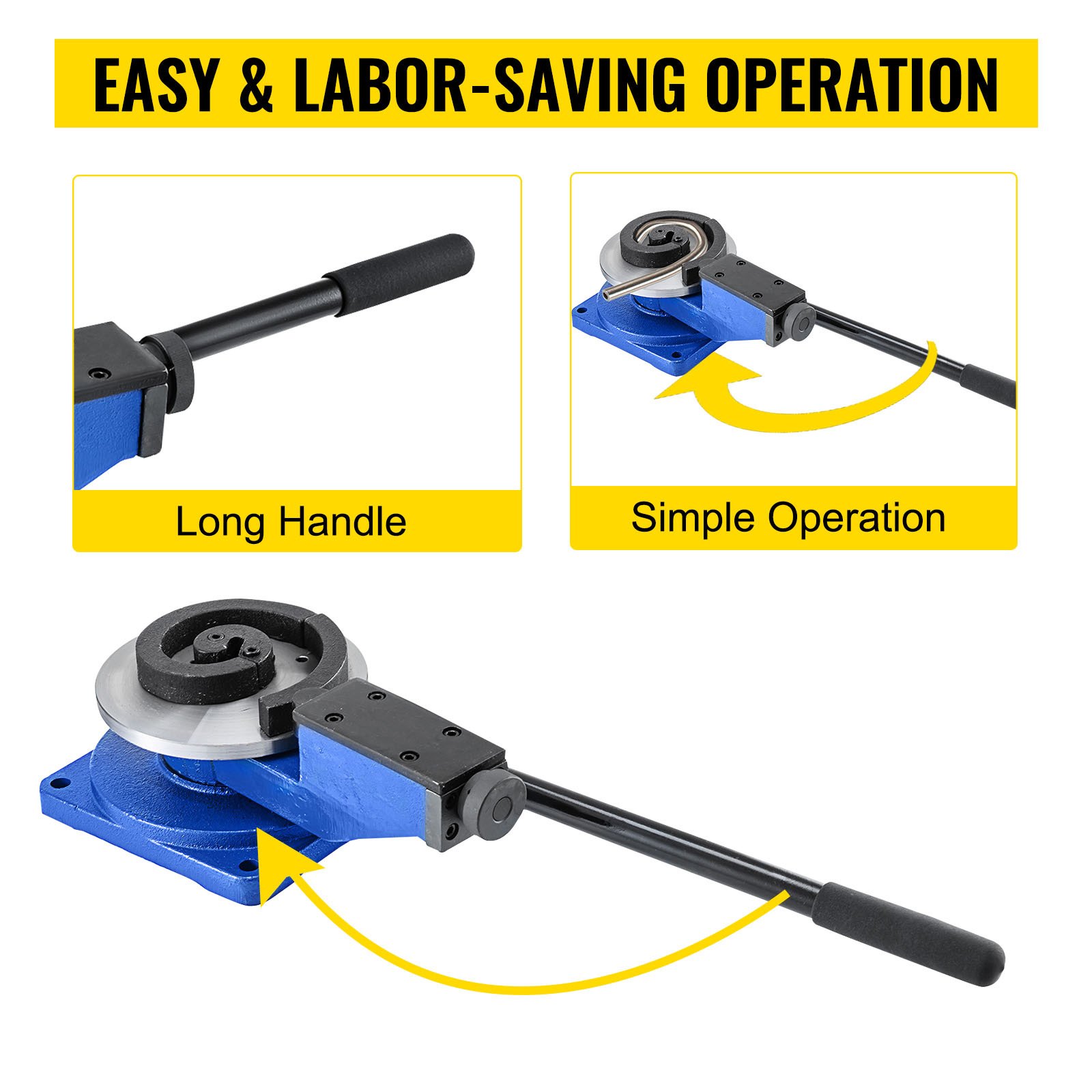 SBG-30 Metal Bender High-Hardened Steel Scroll Bender With 3 Scroll Tools Rod Bender For Steel Brass Cooper Aluminum