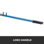 VEVOR tube bender blue long handle with black grip.