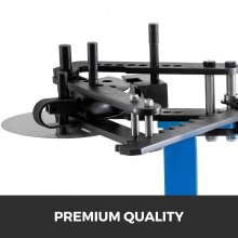 VEVOR Tube Bender Max Bending Degree 240°,Heavy Duty Metal Pipe and Tube Notcher With 3 Dies,Tube Pedestal Bender 0 up to 240 Degree,Metal Working Tools and Equipment