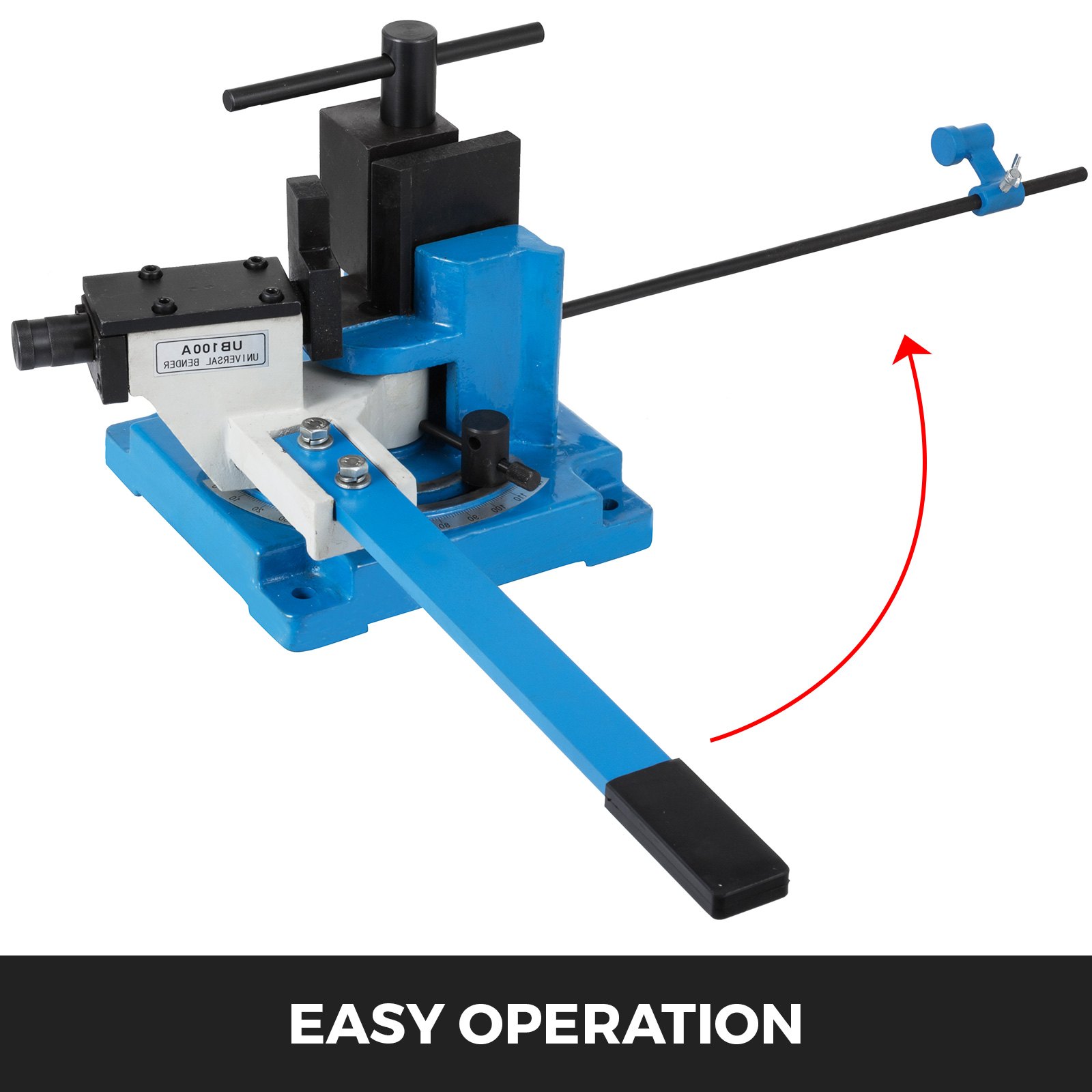 VEVOR UB-100A Universal Metal Pipe Bender Hot and Cold Metal Bar 120 Degree
