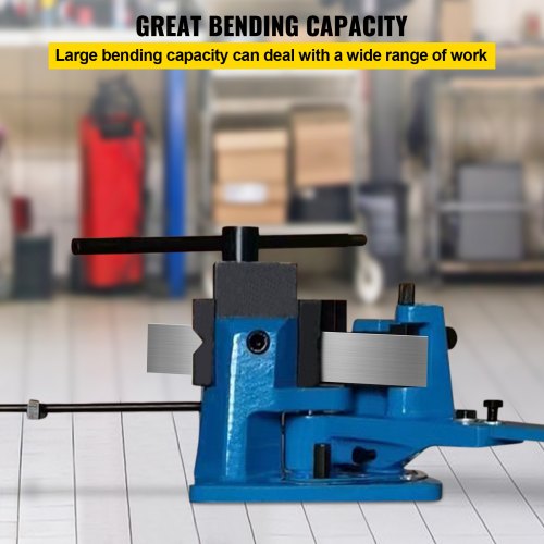 Metal Bender 120-Degree Bending Capacity Angle Bending Machine With Detachable Bending Lever Universal Bender For Angle Bending & Circular Bending