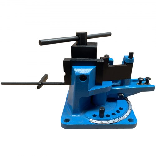 VEVOR UB-100 Manual Flat Steel Universal Metal Rebar Bender Angle Iron 120 Degree Heavy-Duty Metal Rod Bender Hot and Cold With Detachable Bending Lever Strip Steel, Flat Steel, Round Steel
