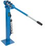 VEVOR Compact Bender Metal Manual Floor Type 7 Dies 1-3"  Fabrication Metal Pedestal Solid Handle Telescoping Mountable 117.2cm Handle Rod Tube for Shape Steel, Iron, Wrought Iron, Brass, Copper