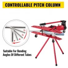 VEVOR Manual Pipe Bender Plumbers Tool 16T, Pipe Bending Machine 1/2-2 Inch, Pipe Bending Pipe Bending Machine Ø22mm-Ø60mm, Bender Tube Bender Machine Tube Bender for Heating and Piping Construction