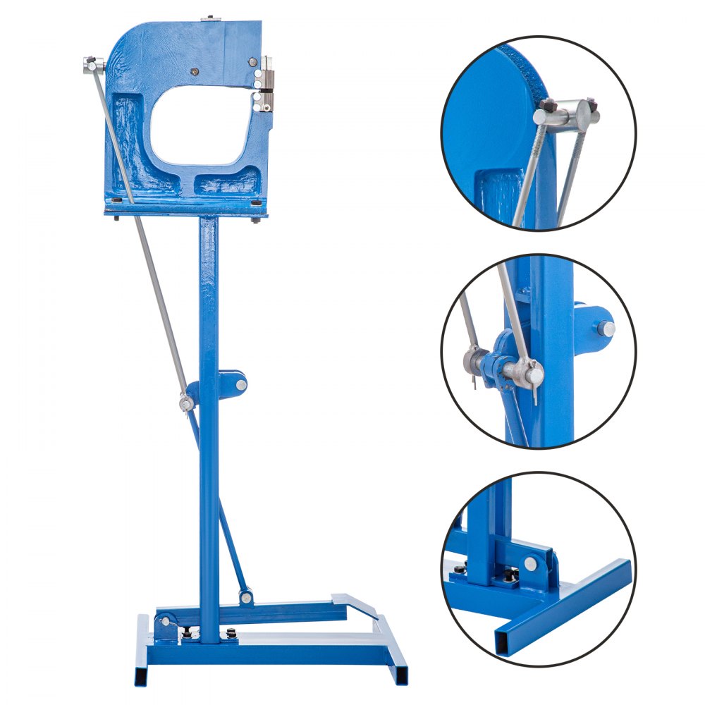 VEVOR Metal Stretcher Shrinker SS-16F, Metal Shrinker Stretcher Stand, Manual Shrinker and Stretcher with Foot Pedal Sheet,Metal Shrinker Stretcher Tool 8.5" Throat Depth 16 Gauge Mild Steel Capacity