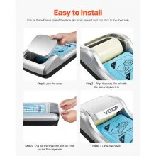 VEVOR Shoe Cover Machine Automatic Shoe Cover Dispenser Fits Up to US 11