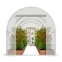 VEVOR Walk-in Tunnel Greenhouse 2.9x2x1.9 m Galvanized Frame PE Cover White