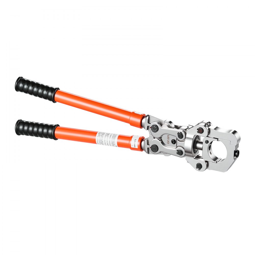 VEVOR Copper Tube Fittings Press Crimping Tool for 1/2" 3/4" 1" Pipes, 360° Rotatable Crimper Press Tool with 3 VUS Jaws, Locking Pin, Extendable Handle and Toolbox for Elbow & Tee Fittings