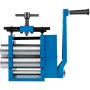 VEVOR Rolling Mill, 4.4"/112mm Jewelry Rolling Mill Machine, Gear Ratio 1:2.5 Wire Roller Mill, 0.1-7mm Press Thickness Manual Flat Rolling Mill w/ Iron Roller for DIY Jewelers Craft Sheet Pattern