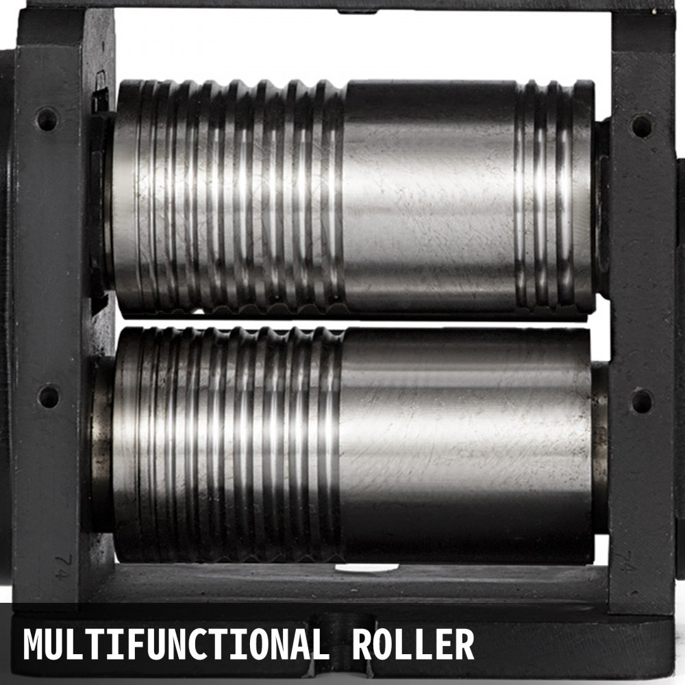 VEVOR Jewelry Combination Rolling Mill 130mm Width Flat Rolling Mill 65 mm Diameter Rollers Rolling Mill Press Gear Ratio 4:1 Jewelry Press Tabletting Tool for Jewelry Repair Design