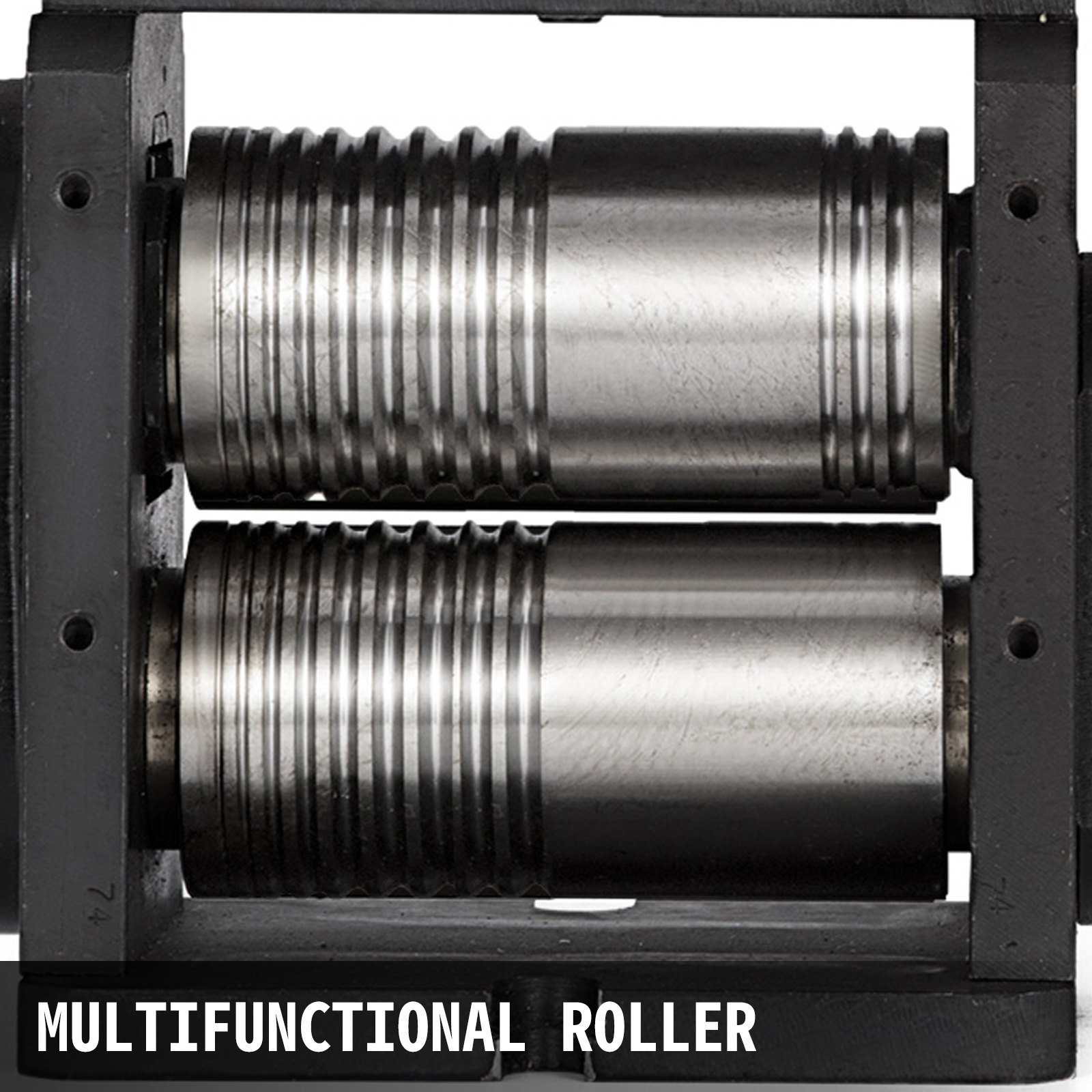 VEVOR Combination Rolling Mill Machine Rolling Mill Jewellery 130mm Roller Width Flat Rolling Manual Jewelry Press Tabletting Tool Jewelry DIY Tools(130x65mm)