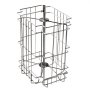VEVOR honey extractor interior frame, stainless steel construction with a vertical pole and honeycomb holders.