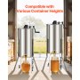 Manual Honey Extractor 2 Frame Beekeeping Honeycomb Spinner Stainless Steel
