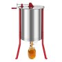 Manual Honey Extractor 6 Frame Beekeeping Honeycomb Spinner Stainless Steel