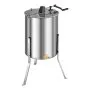 VEVOR Honey Extractor, 4/8 Frame Manual Honey Spinner with Transparent Lid, Stainless Steel Honeycomb Drum Spinner with Height Adjustable Stand, Honeycomb Extraction Equipment for Beekeeping