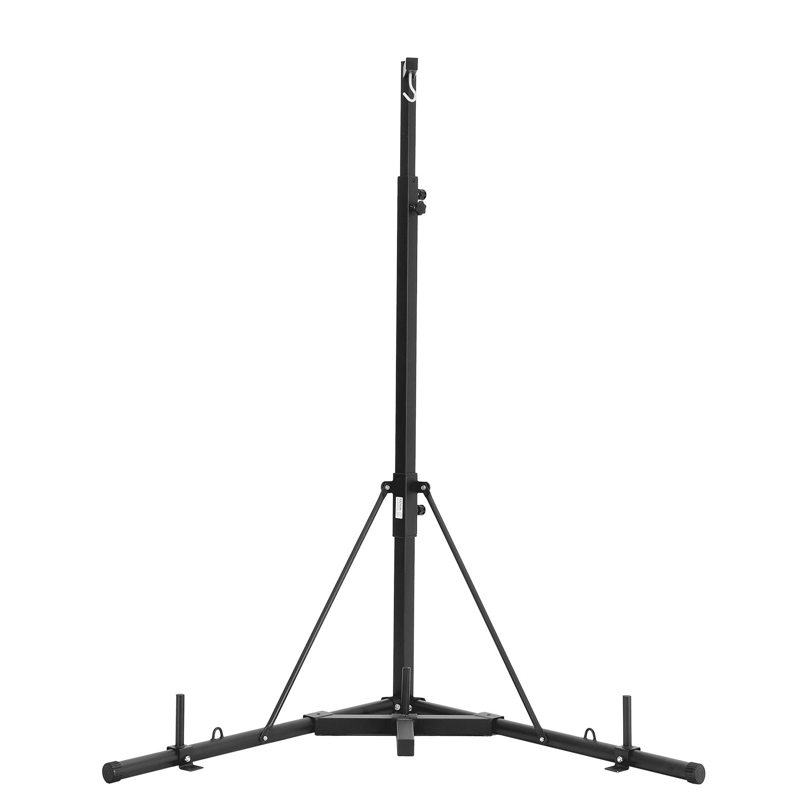 VEVOR Punching Bag Stand, Steel Heavy Duty Workout Training Equipment, Adjustable Height Boxing Punching Stand with Weighted Base, Holds Up to 140 lbs, Freestanding Sandbag Rack for Home Gym Fitness