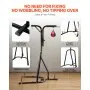 VEVOR 2 in 1 Heavy Duty Punching Bag Frame Boxing Punching Fitness Stand Steel