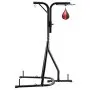 VEVOR 2 in 1 Heavy Duty Punching Bag Frame Boxing Punching Fitness Stand Steel