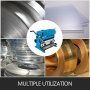 VEVOR Sheet Metal Brake 3-In-1 12-inch,Shear Press Brake 20-Gauge Capacity,Combination Sheet Metal Machine Solid Construction,Shears and Slip Roll Machine for Shear Bending Rolling