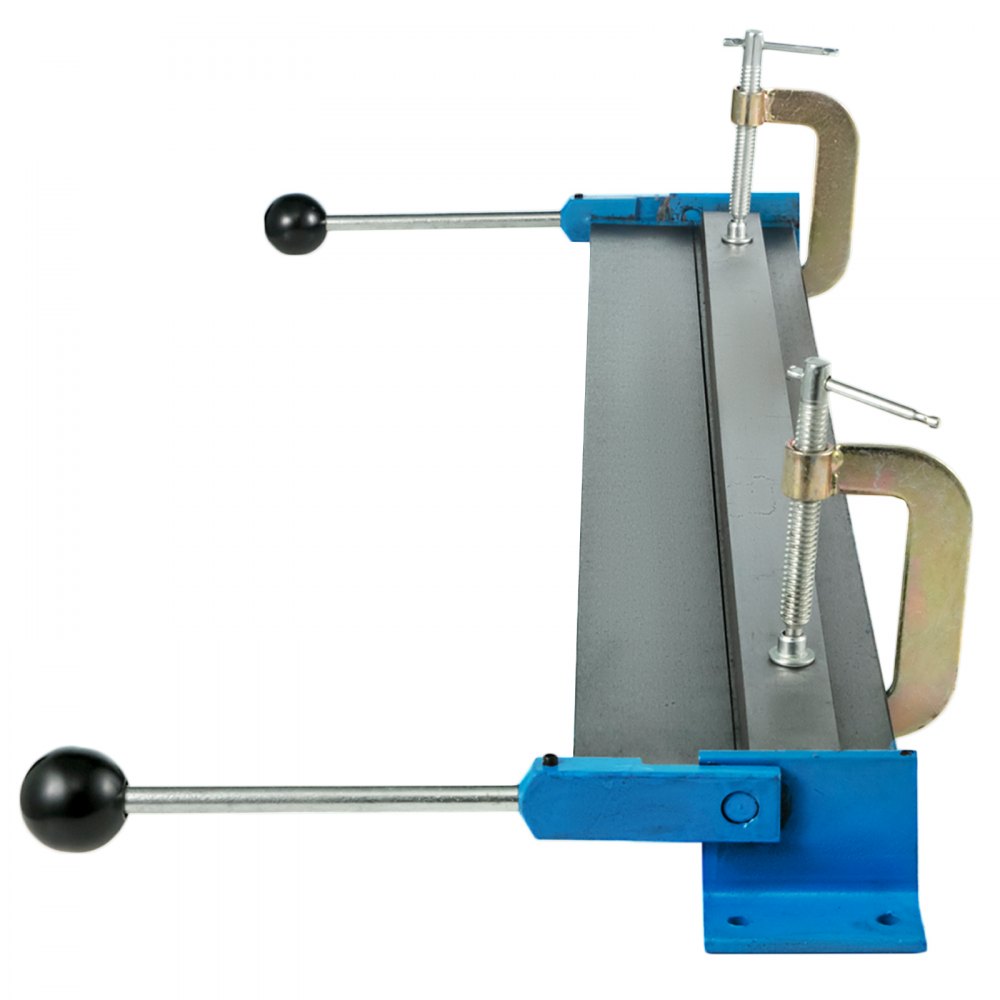 VEVOR W760 Sheet Metal Brake 30inch x 0.05inch Bending Brake Sheet Metal Bender 0-90 Degrees Metal Bender with 2 G-shaped Clamps Manual Sheet Metal Bender