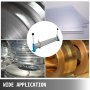 VEVOR W760 Sheet Metal Brake 30inch x 0.05inch Bending Brake Sheet Metal Bender 0-90 Degrees Metal Bender with 2 G-shaped Clamps Manual Sheet Metal Bender