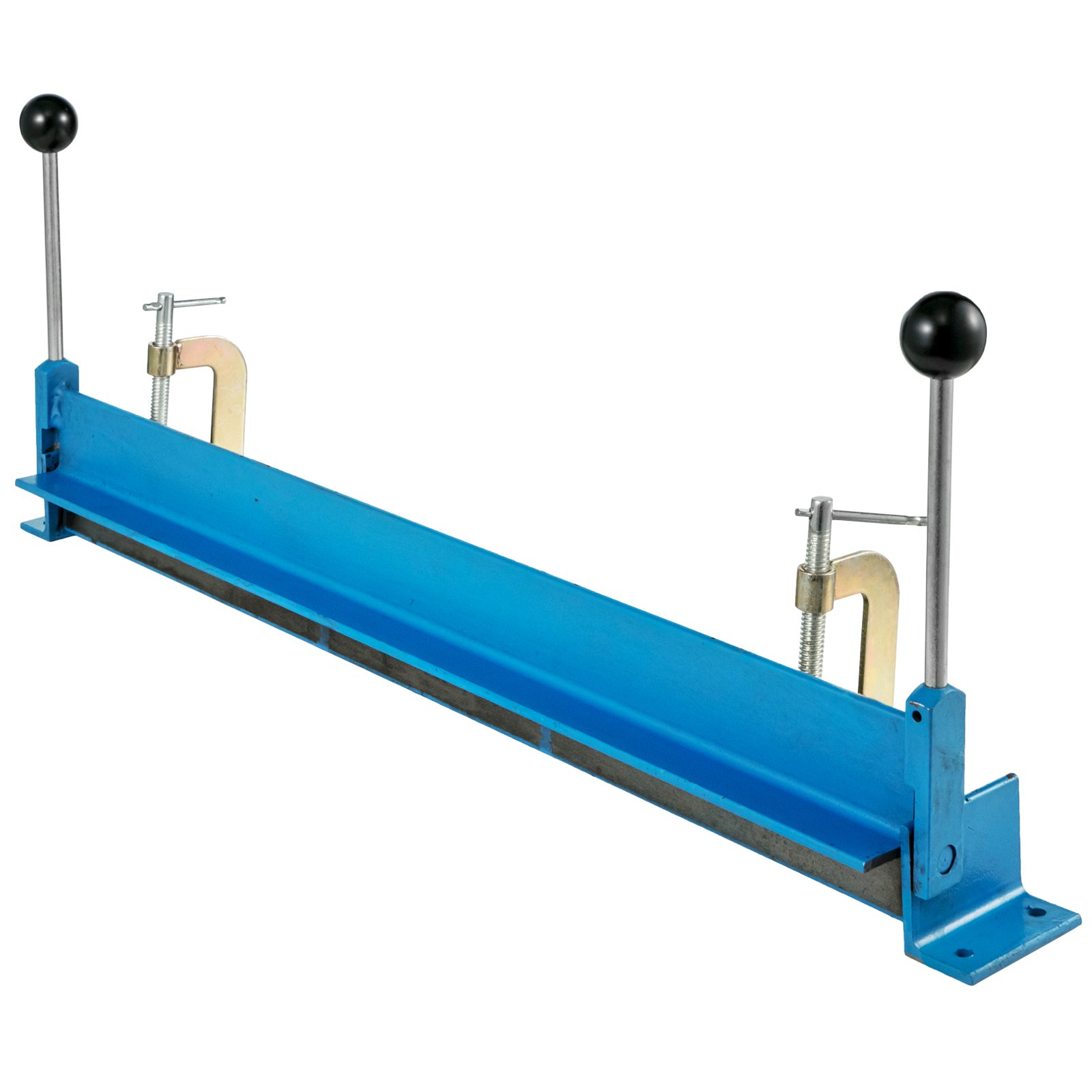 VEVOR W760 Sheet Metal Brake 30inch x 0.05inch Bending Brake Sheet Metal Bender 0-90 Degrees Metal Bender with 2 G-shaped Clamps Manual Sheet Metal Bender