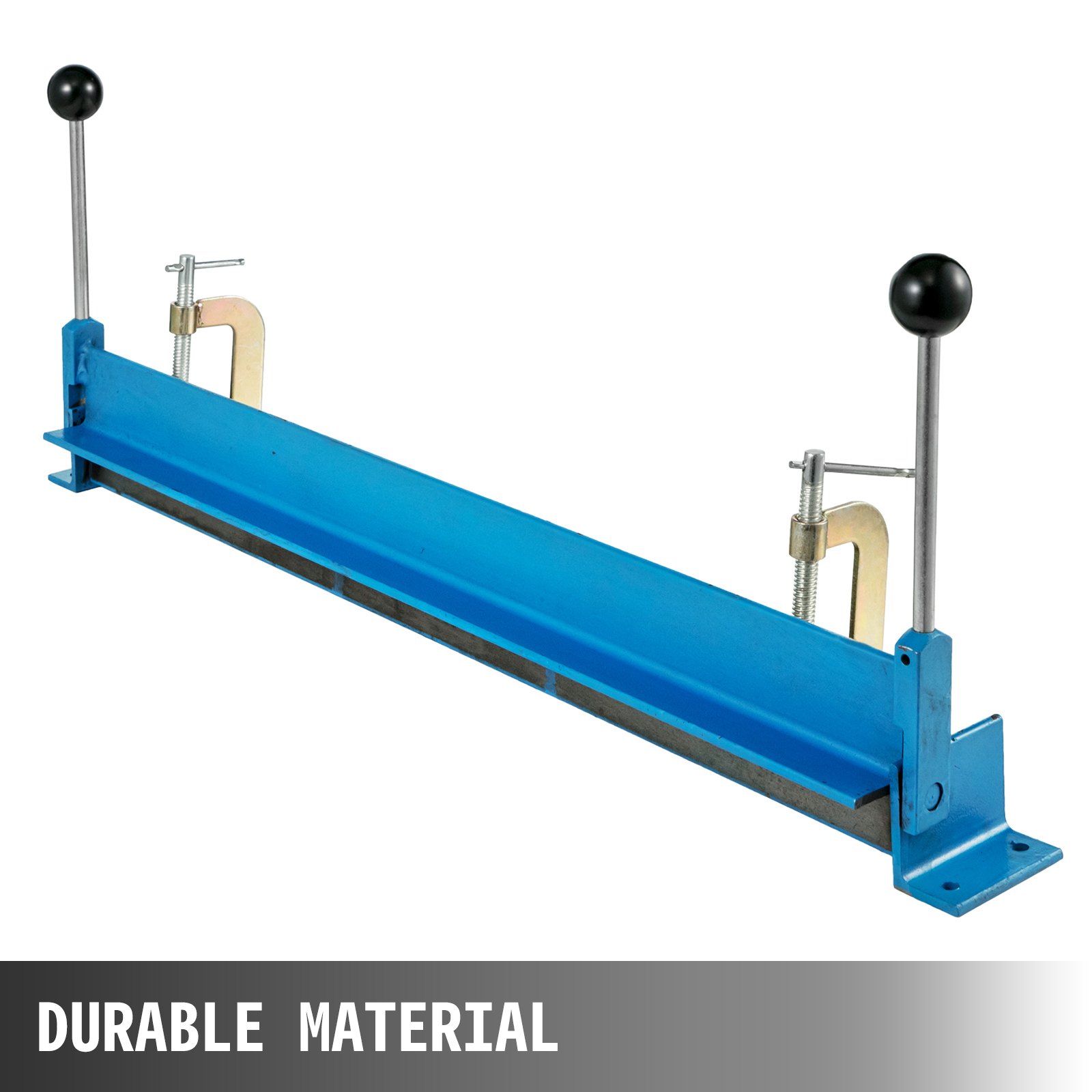 VEVOR W760 Sheet Metal Brake 30inch x 0.05inch Bending Brake Sheet Metal Bender 0-90 Degrees Metal Bender with 2 G-shaped Clamps Manual Sheet Metal Bender