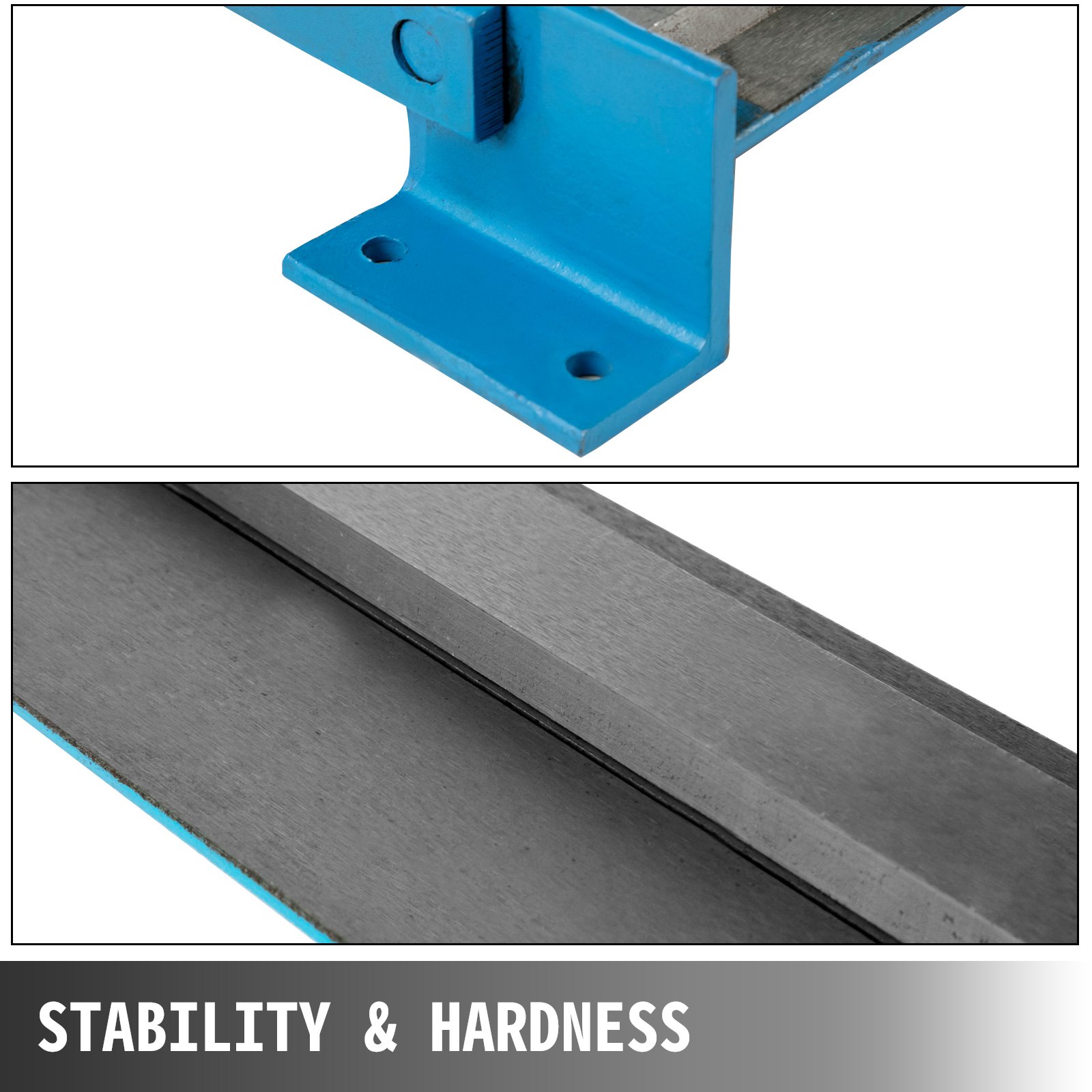 VEVOR W760 Sheet Metal Brake 30inch x 0.05inch Bending Brake Sheet Metal Bender 0-90 Degrees Metal Bender with 2 G-shaped Clamps Manual Sheet Metal Bender