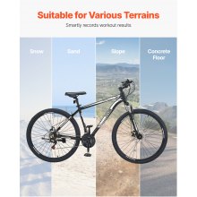 29" Mountain Bike MTB Bicycle Shimano 21 Speed Front Suspension Dual Disc Brakes