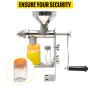 HD Manual Oil Press Machine Expeller Extractor Stainless Steel#304 Homemade Oil