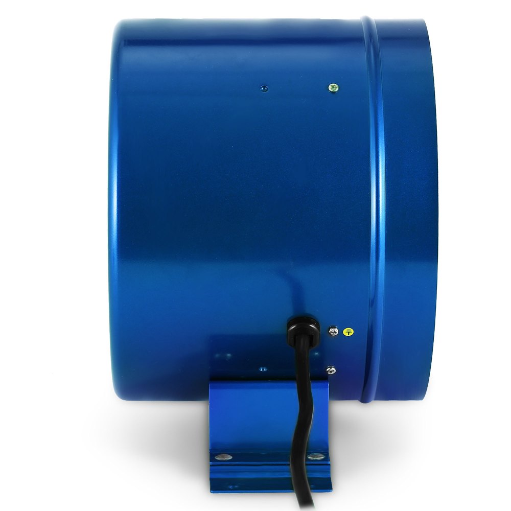 VEVOR 10" 250mm Inline Duct Fan w/Speed Controller Exhaust Blower Extractor Fume Ventilation
