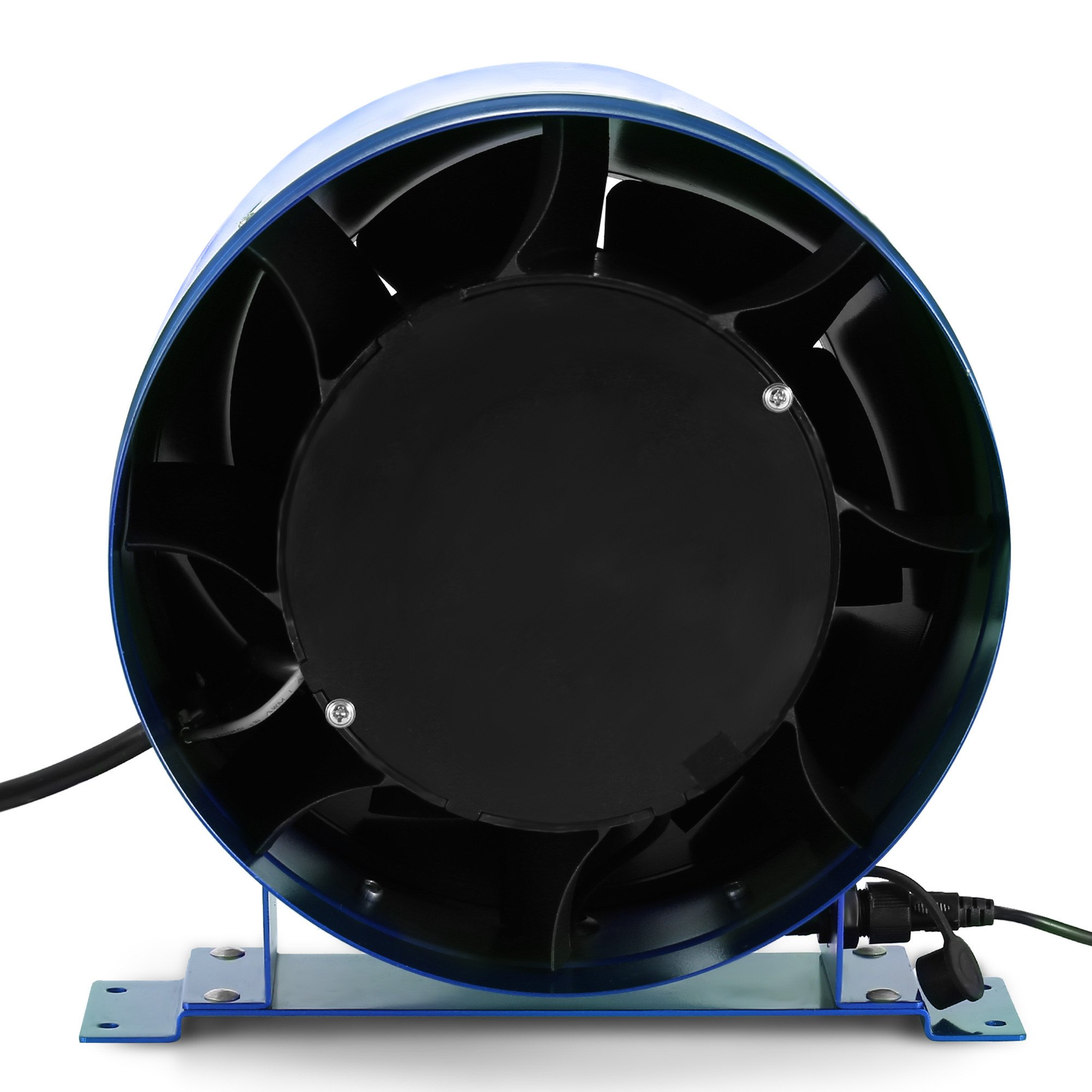 VEVOR 10" 250mm Inline Duct Fan w/Speed Controller Exhaust Blower Extractor Fume Ventilation